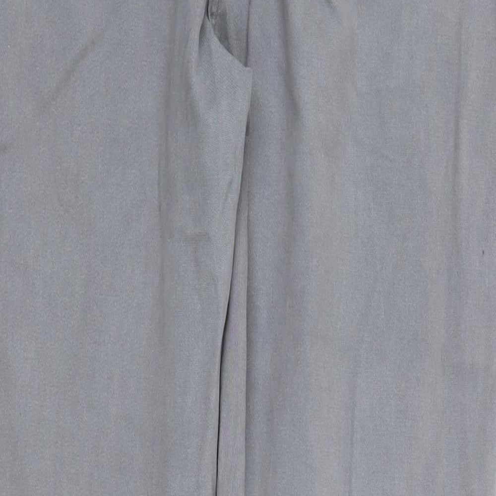 Dorothy Perkins Womens Grey  Denim Straight Jeans Size 16 L26 in
