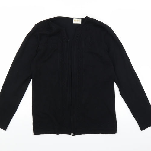 Roman Originals Womens Black   Cardigan Jumper Size M