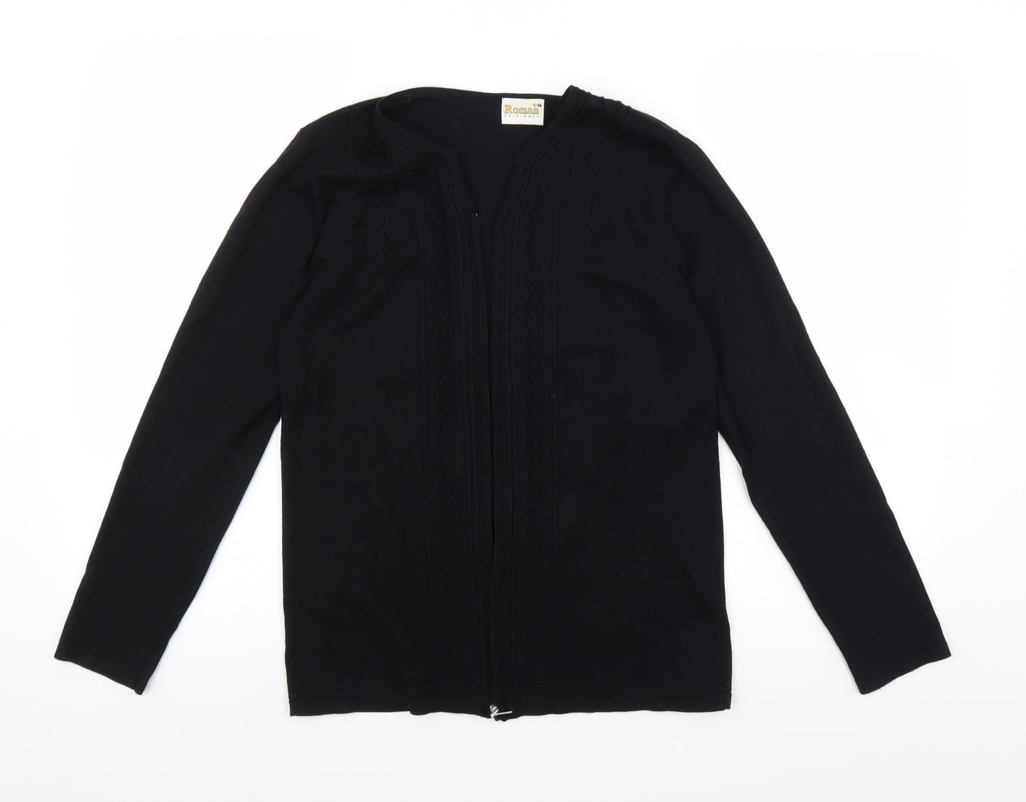Roman Originals Womens Black   Cardigan Jumper Size M