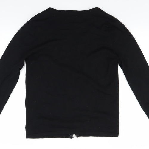 Roman Originals Womens Black   Cardigan Jumper Size M