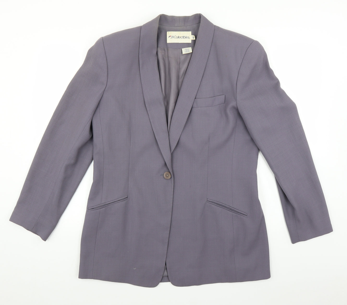 JH Collectibles Womens Purple   Jacket Suit Jacket Size 12
