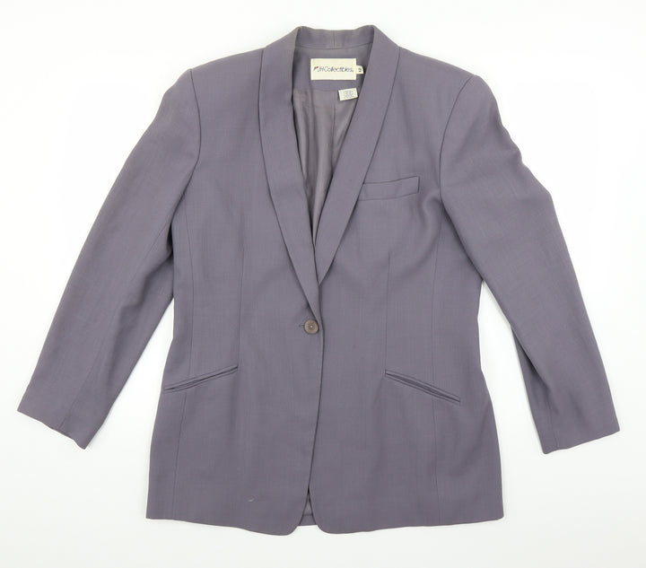 JH Collectibles Womens Purple   Jacket Suit Jacket Size 12