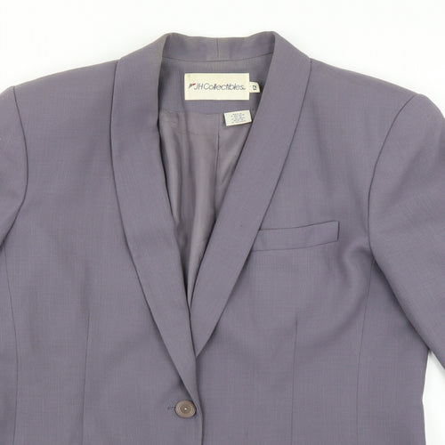 JH Collectibles Womens Purple   Jacket Suit Jacket Size 12