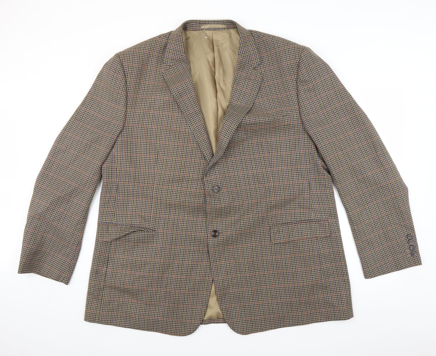 Skopes Mens Brown  Tweed Jacket Suit Jacket Size 50