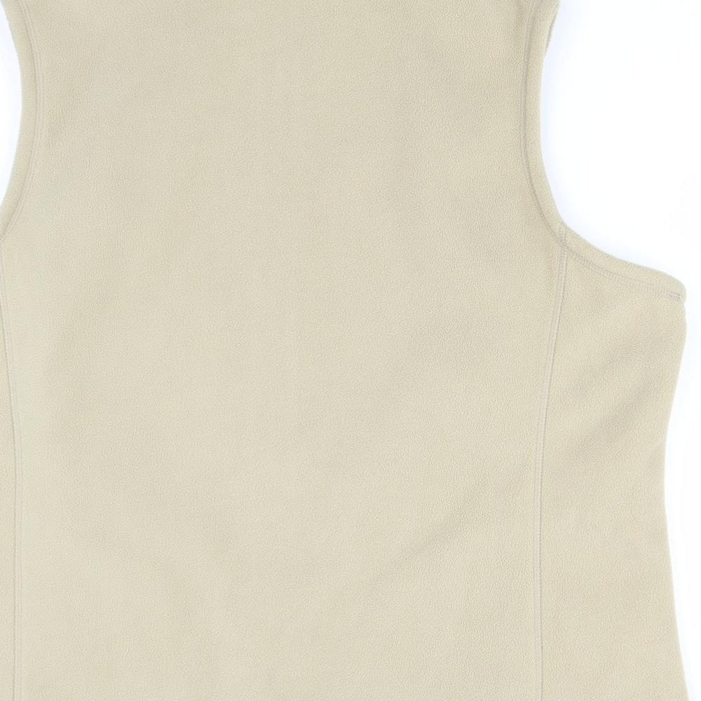 Marks and Spencer Womens Beige   Full Zip Sweatshirt Size 20