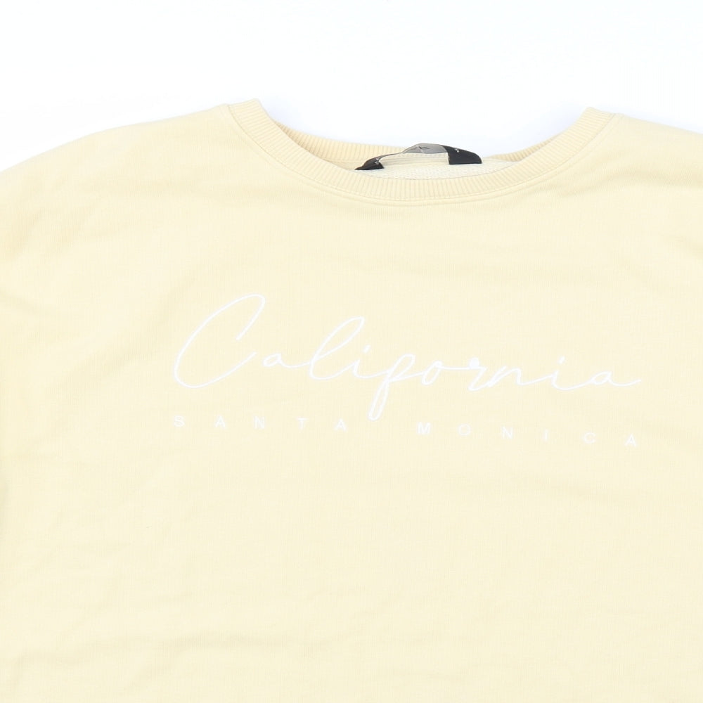 F&F Womens Yellow   Pullover Jumper Size 10