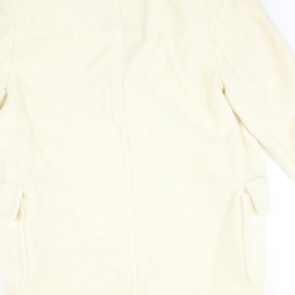 co ordinates Womens Ivory   Overcoat Coat Size 12
