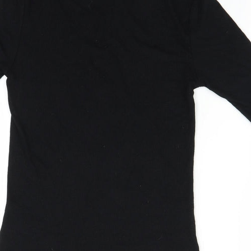 Select Womens Black   Basic T-Shirt Size 10