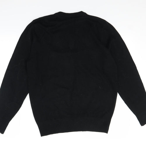 George Mens Black   Pullover Jumper Size S