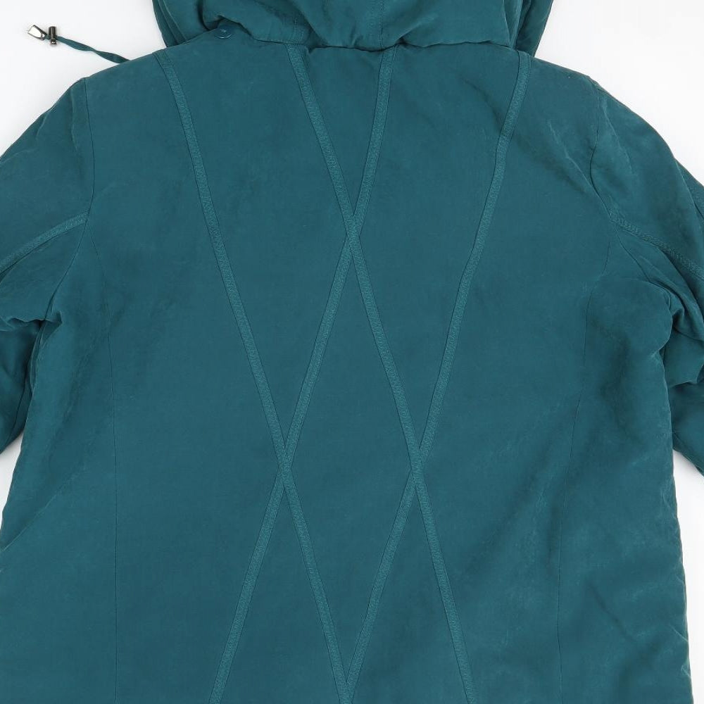 BM Womens Black   Rain Coat Coat Size M