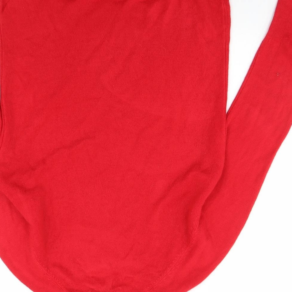 Primark Womens Red   Pullover Jumper Size XS