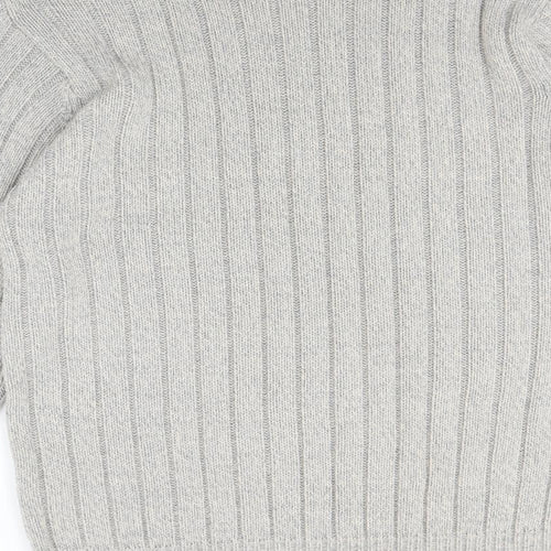 South Bay Mens Grey  Knit Pullover Jumper Size L