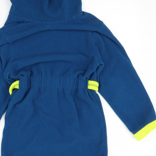 Matalan Boys Black Solid   Robe Size 8-9 Years  - Moshi Monsters