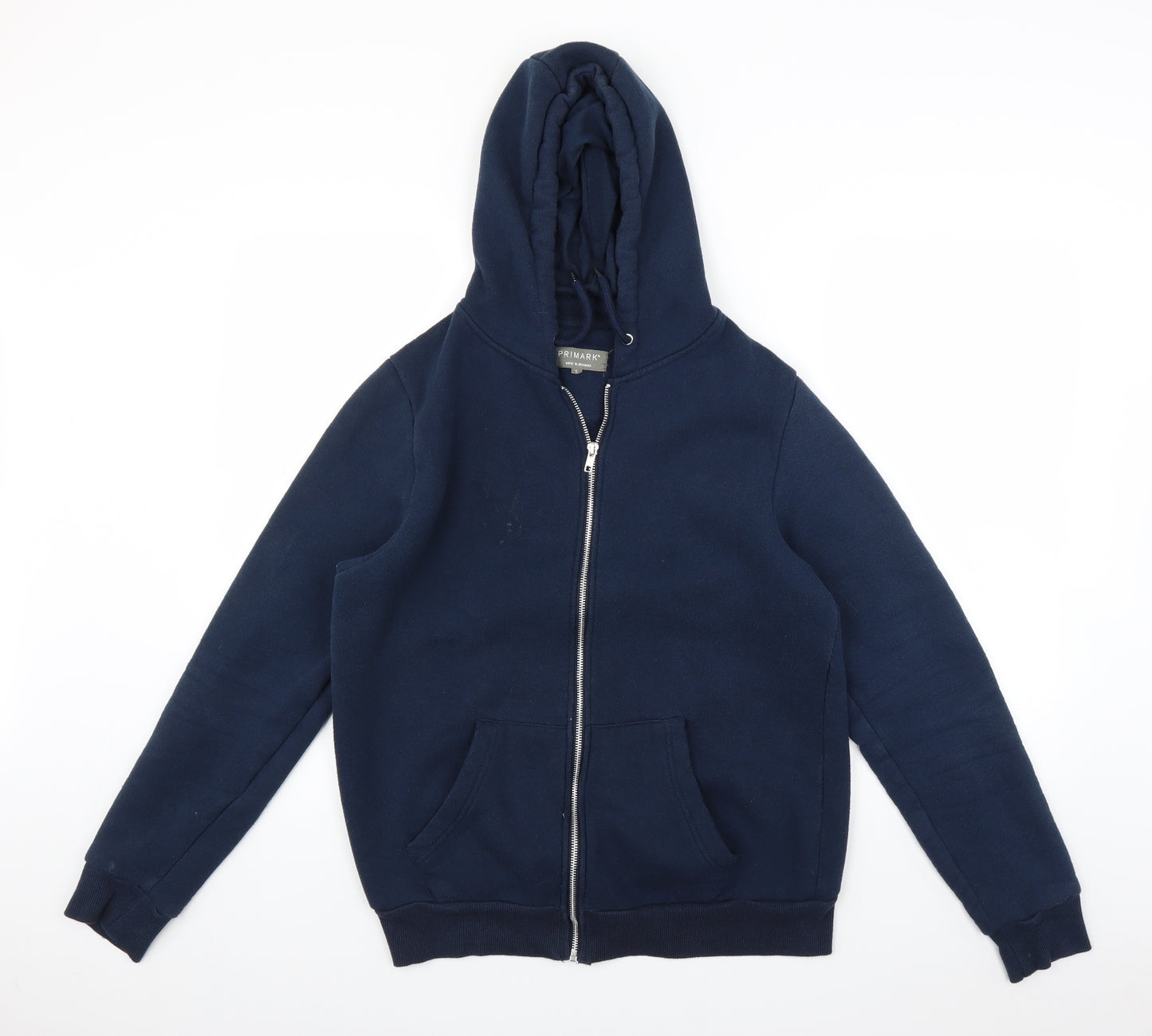 Primark Mens Black   Full Zip Hoodie Size L