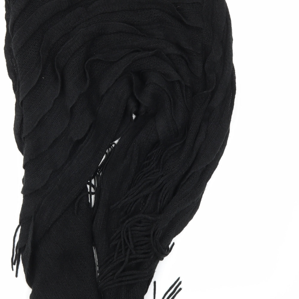 Preworn Womens Black   Henley Jumper One Size