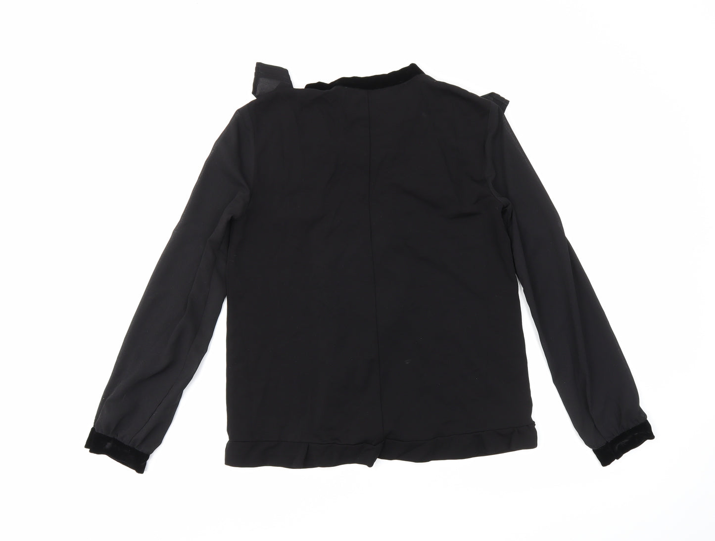 maxman Womens Black   Basic Blouse Size S
