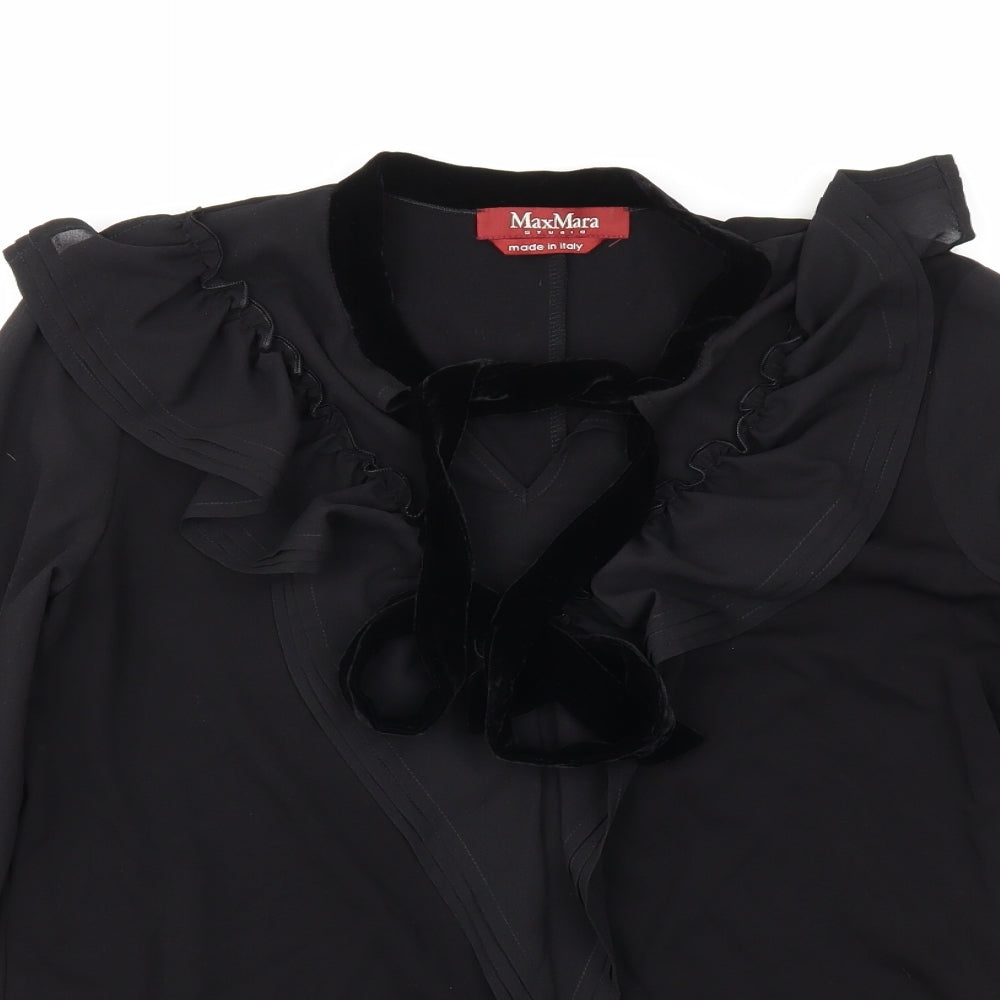 maxman Womens Black   Basic Blouse Size S