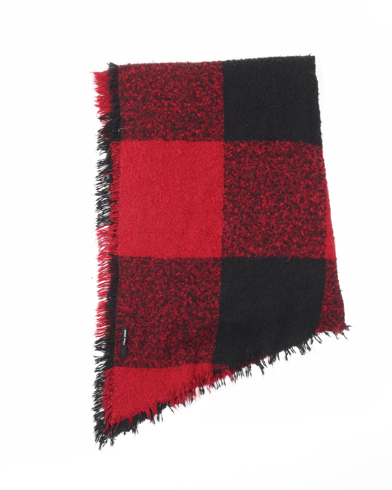 TALLY WEiJL Womens Red Plaid   Scarf