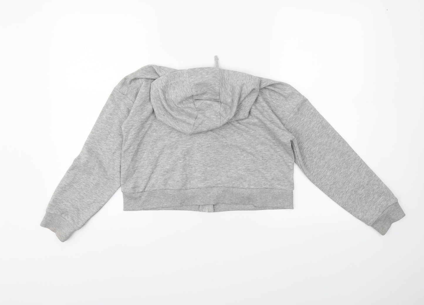 George Girls Grey   Full Zip Hoodie Size 9-10 Years