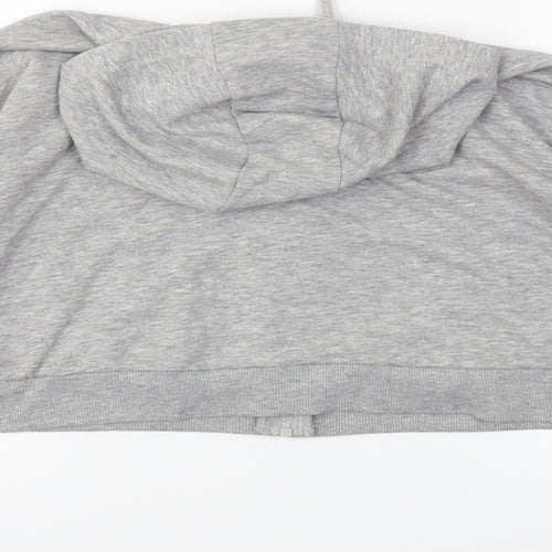 George Girls Grey   Full Zip Hoodie Size 9-10 Years