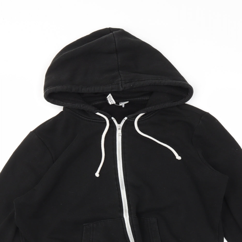 H&M Womens Black   Full Zip Hoodie Size M