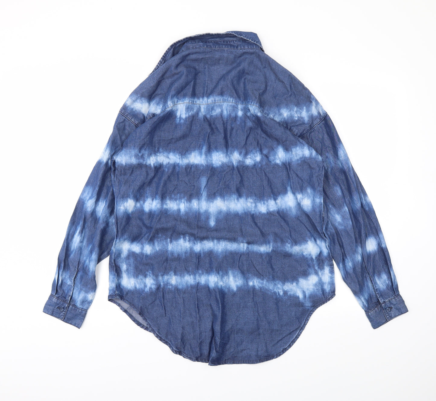 NEXT Womens Blue   Basic Button-Up Size 12