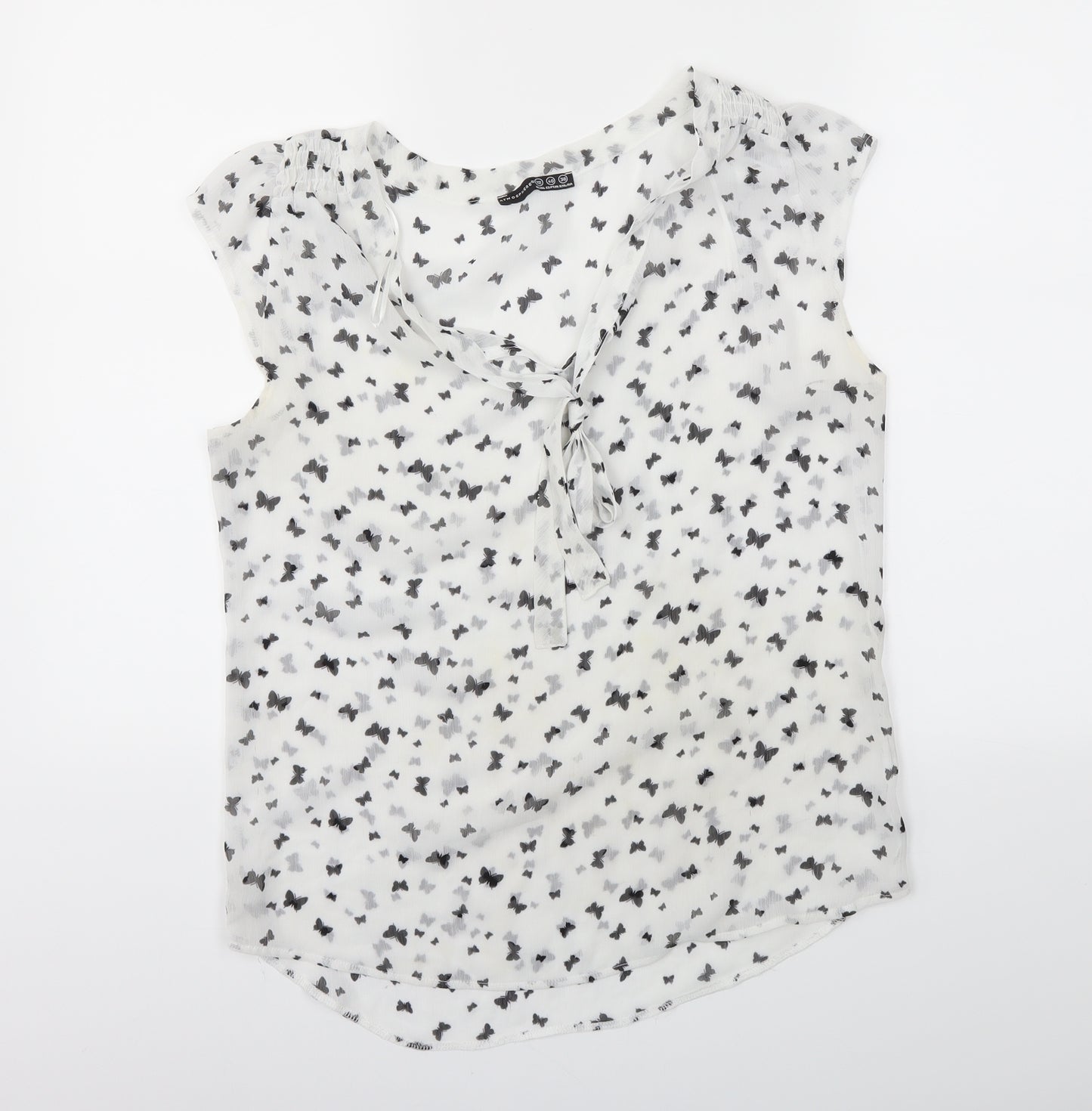 Atmosphere Womens White   Basic Blouse Size 12