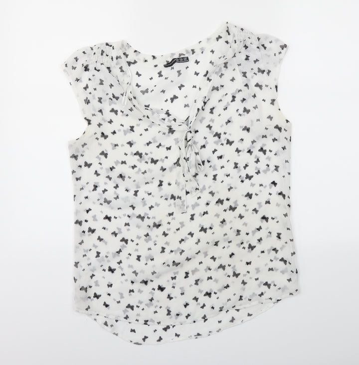 Atmosphere Womens White   Basic Blouse Size 12