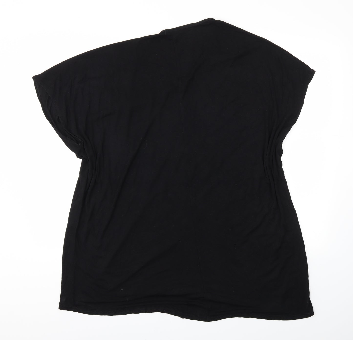 Boohoo Womens Black   Basic T-Shirt Size 22