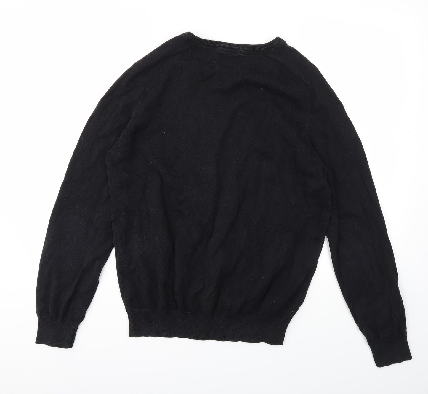 TU Mens Black   Pullover Jumper Size M