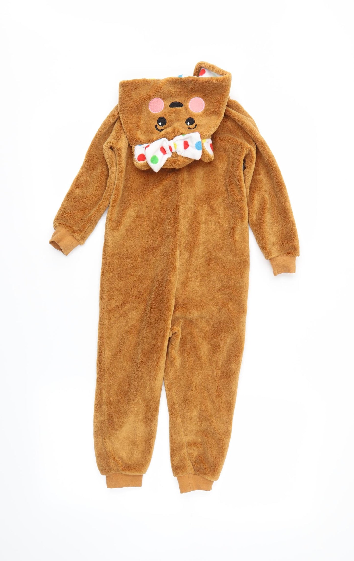 George Girls Brown Solid  Capri One Piece Size 3-4 Years  - Pudsey Bear