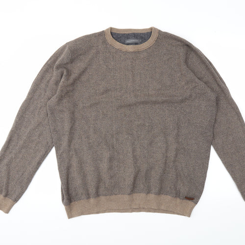 RJR.John Rocha Mens Brown   Pullover Jumper Size L
