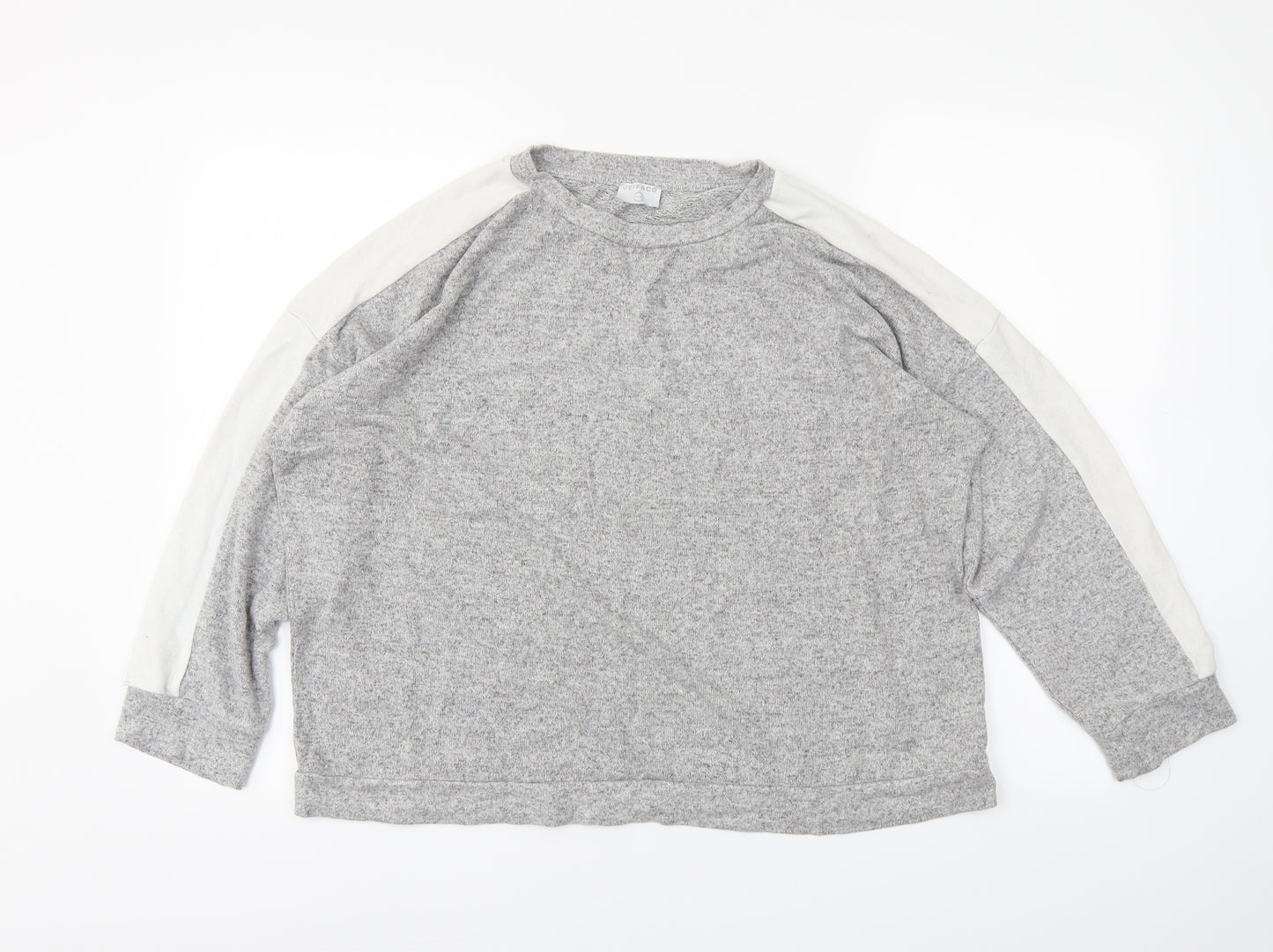 Jeff&Co Womens Grey   Pullover Jumper Size 14