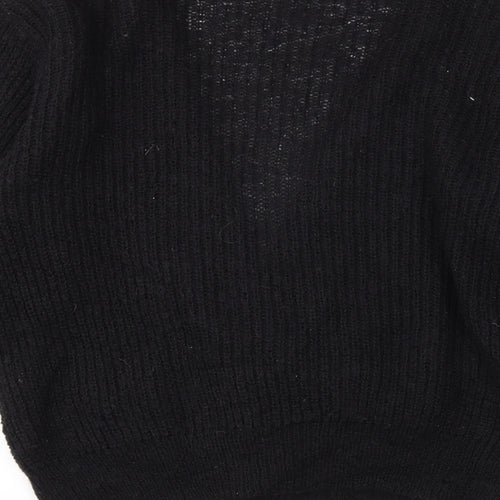IMAGES Womens Black   Cardigan Jumper One Size
