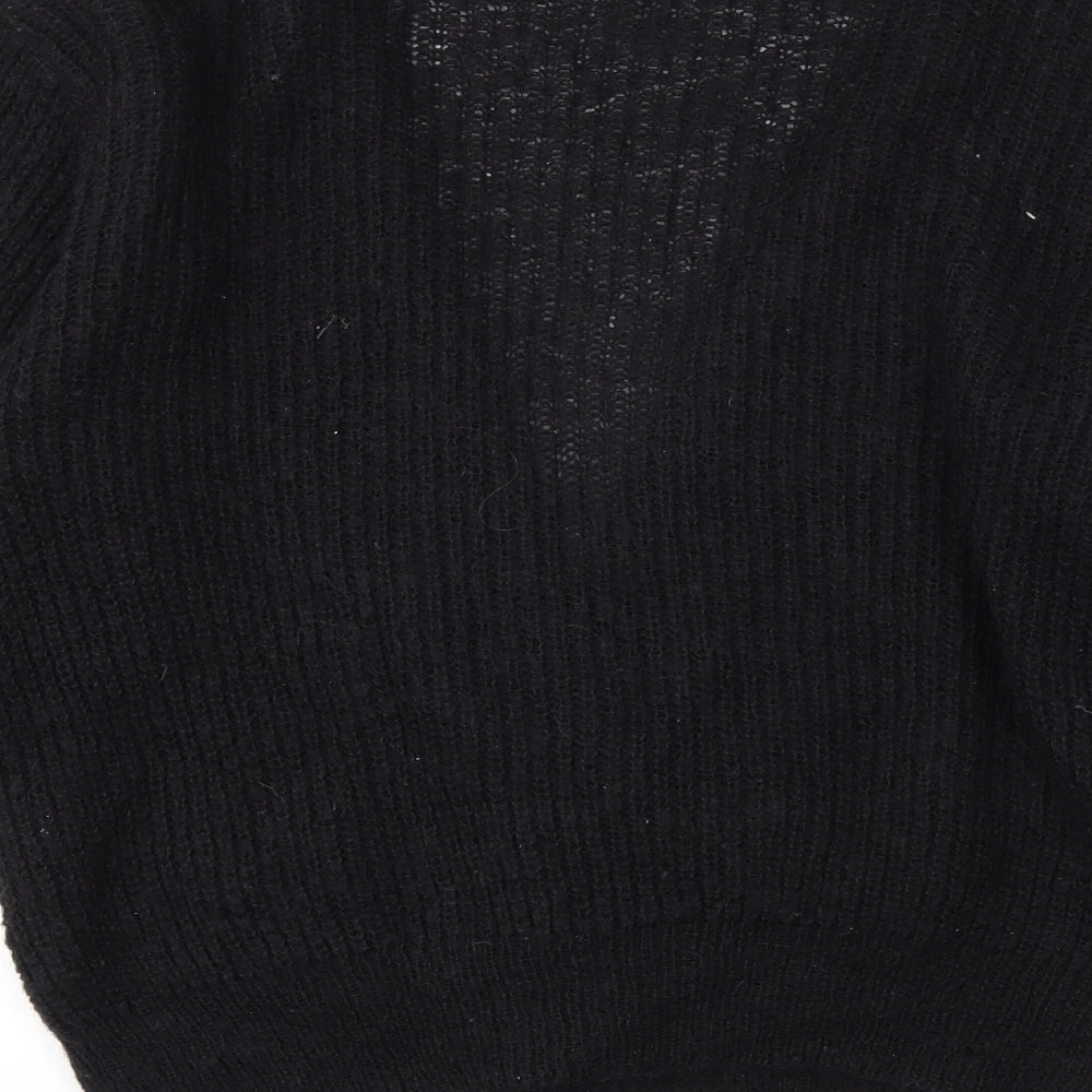 IMAGES Womens Black   Cardigan Jumper One Size