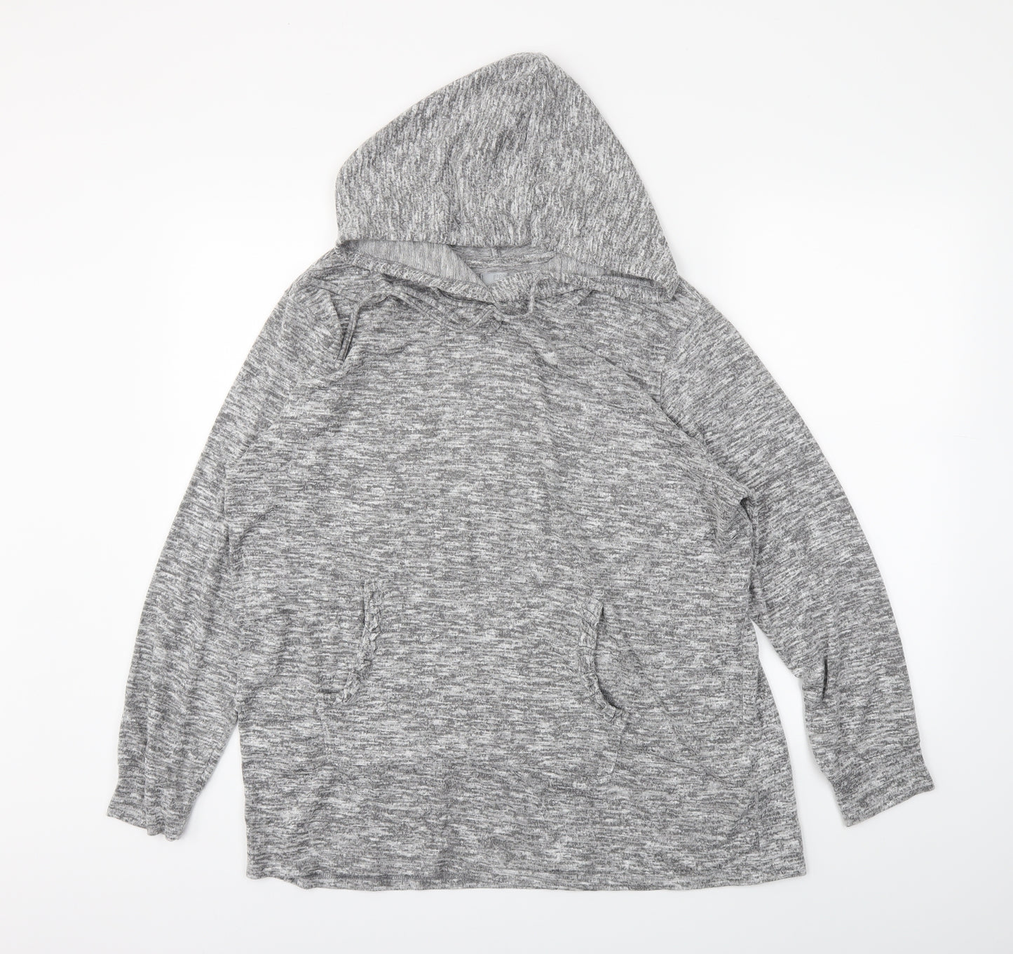 Papaya Womens Grey   Pullover Hoodie Size 22