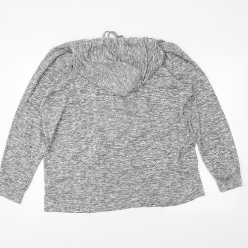 Papaya Womens Grey   Pullover Hoodie Size 22