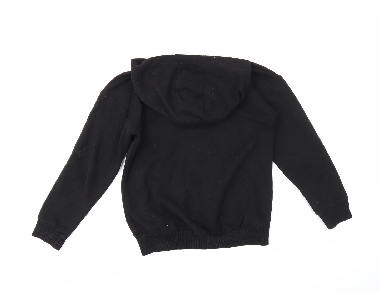 NEXT Girls Black   Full Zip Hoodie Size 9 Years