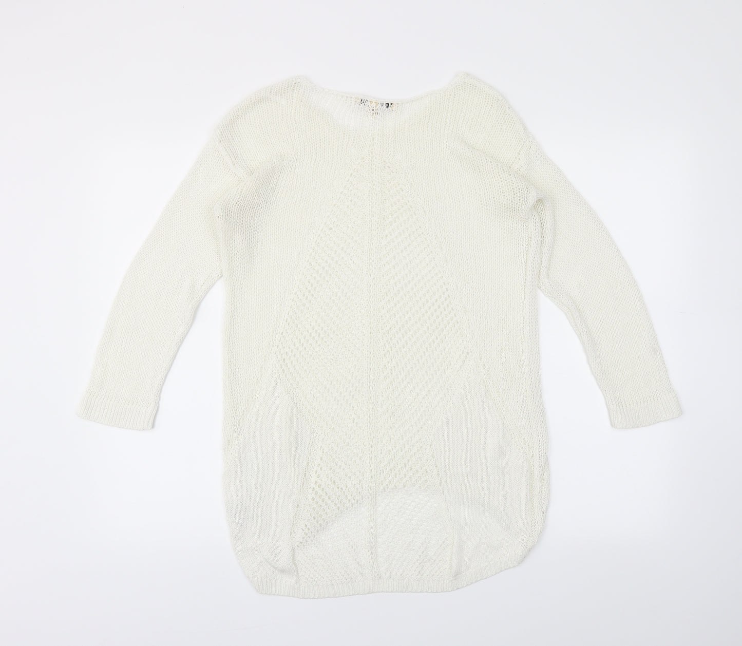 NEXT Womens Ivory   Tunic Jumper Size 10