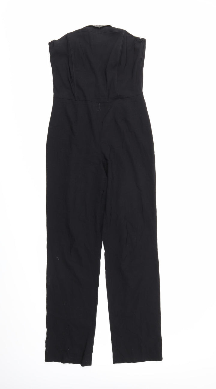 Shape FX Womens Black Jumpsuit One-Piece Size 6 L28 in