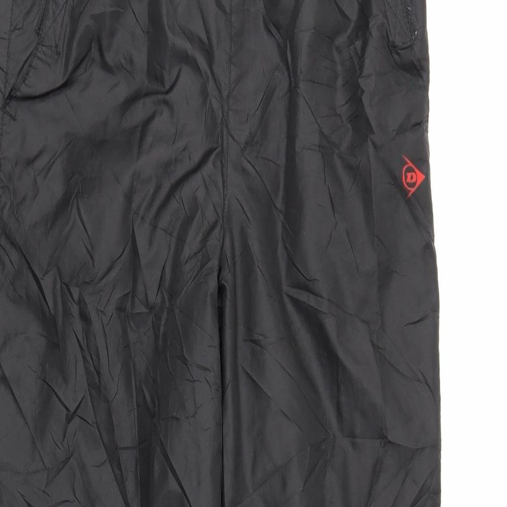 Dunlop Boys Black   Jogger Trousers Size 13 Years