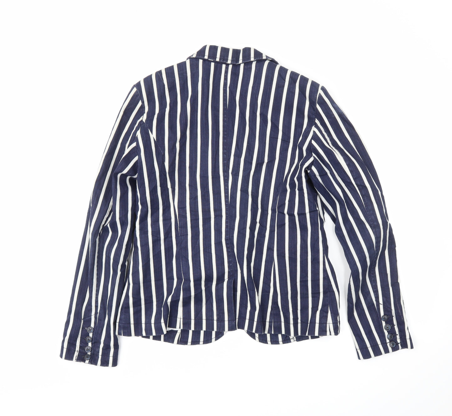 NEXT Womens Blue Striped  Jacket  Size 16