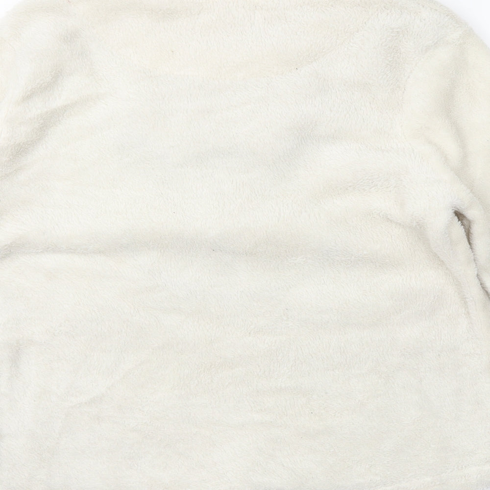 love to lounge Womens Ivory Solid  Capri Pyjama Top Size M