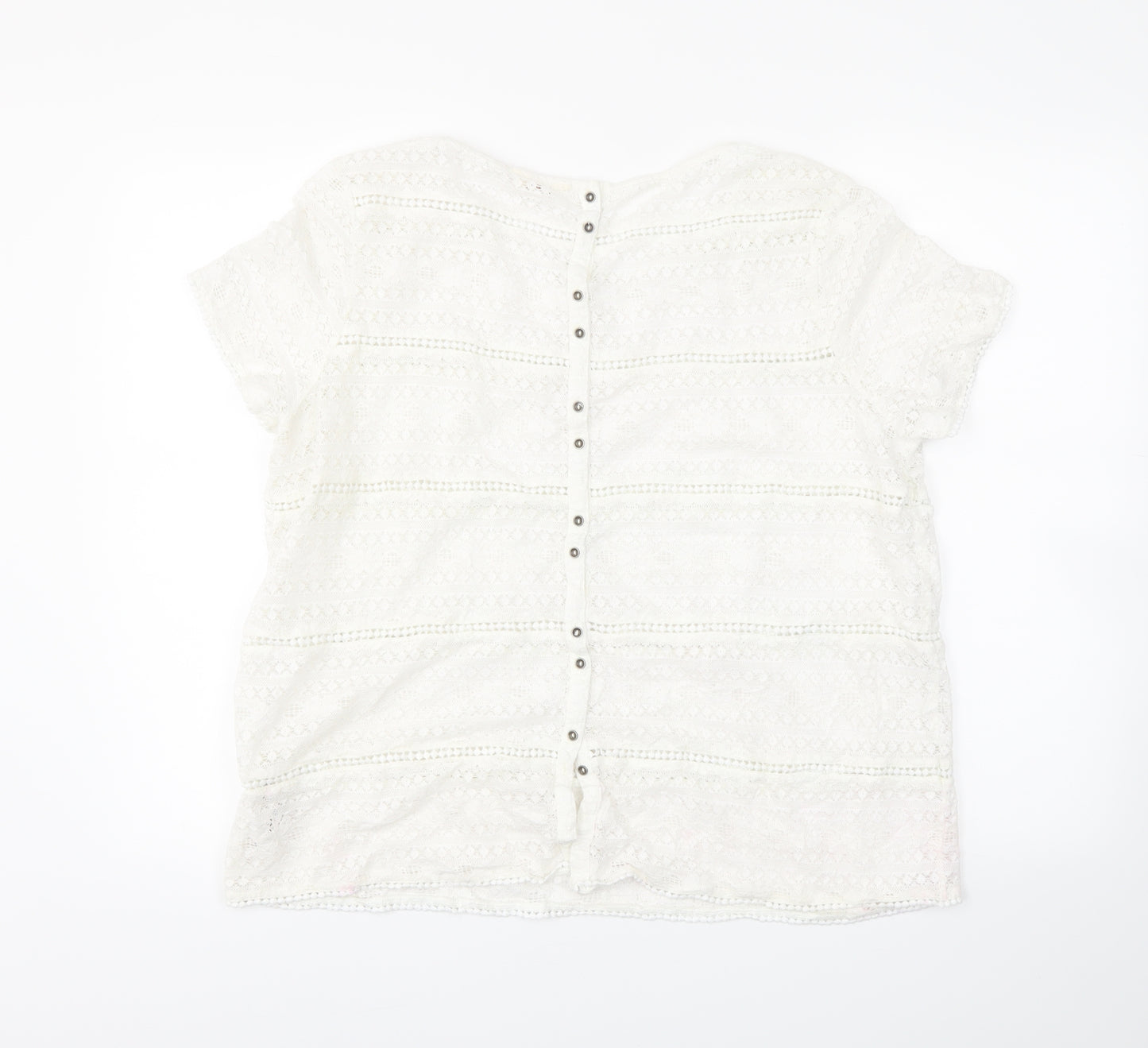 fatface Womens White   Basic Blouse Size 18