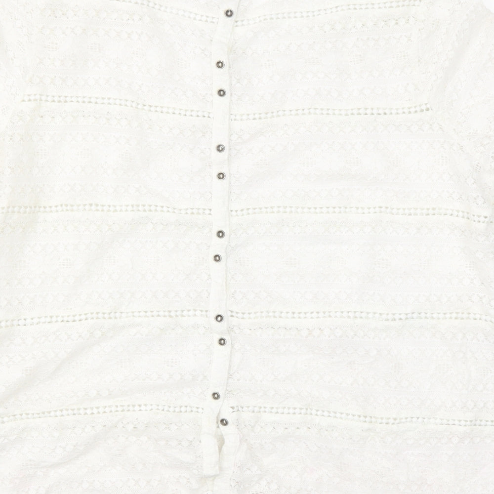 fatface Womens White   Basic Blouse Size 18