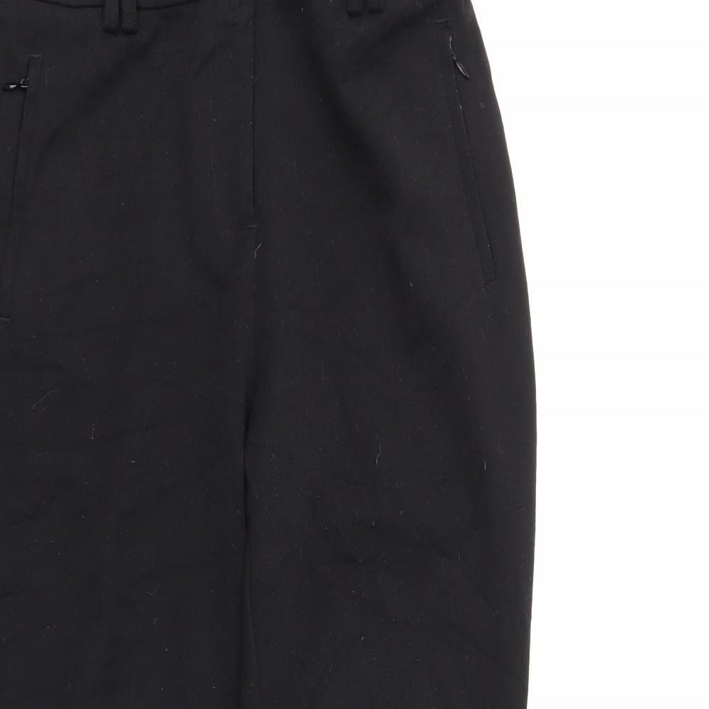 M&S Womens Black   Trousers  Size 10 L29 in