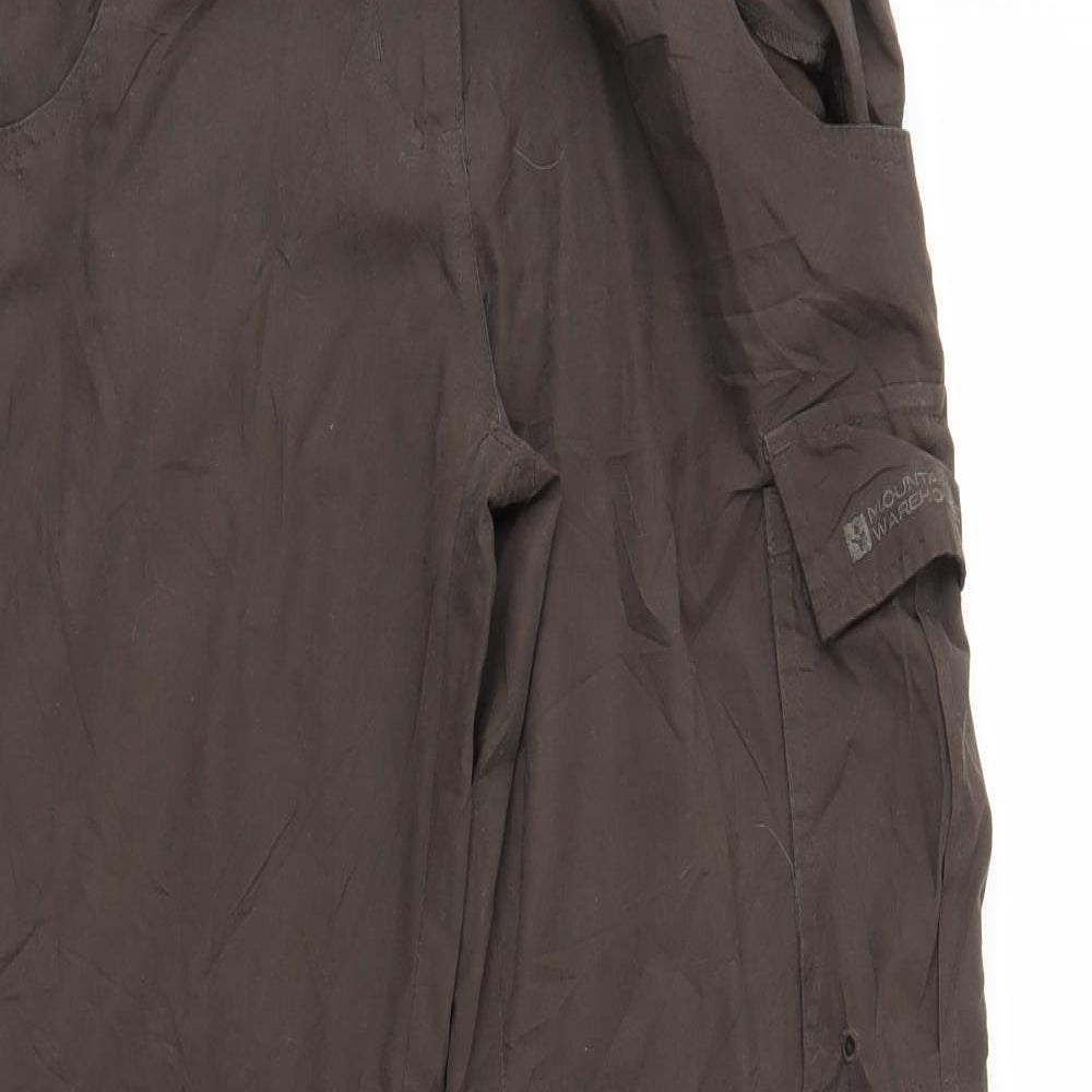 Mountain Warehouse Womens Brown   Cargo Trousers Size 6 L28 in