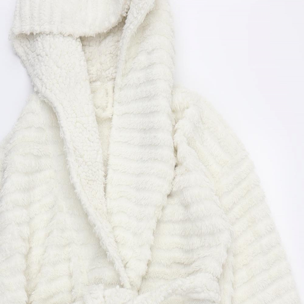 M&S Womens Ivory Solid  Capri Robe Size 16