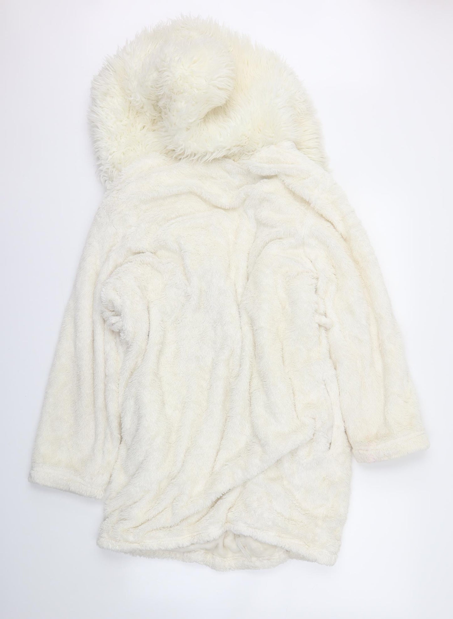 Topshop Womens Ivory Solid  Capri Robe Size M