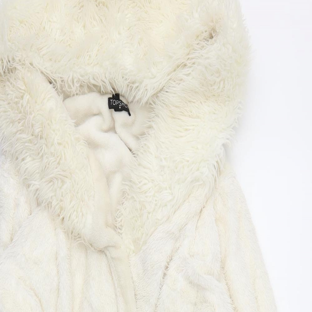 Topshop Womens Ivory Solid  Capri Robe Size M